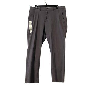 NWT Rowm Men's Chino Pants in Medium Charcoal Gray Sz. 38 x 29
